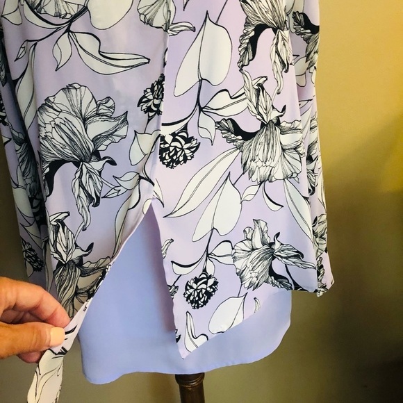 Pastel Layered Dress Blouse Top - Picture 6 of 10